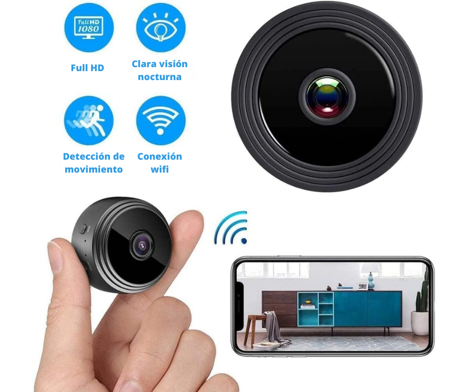 SpyCam™ - Mini Cámara Magnética Wifi 1080P